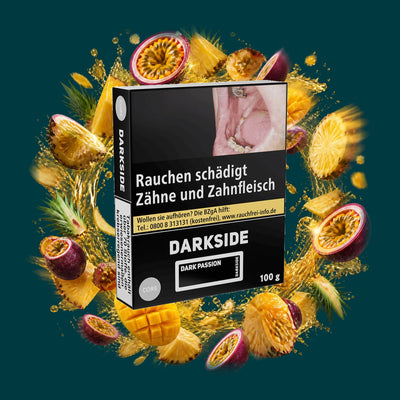 Darkside Shisha Tabak Core Dark Passion 100g – Exotisch, Maracuja, Passionsfrucht, Süß