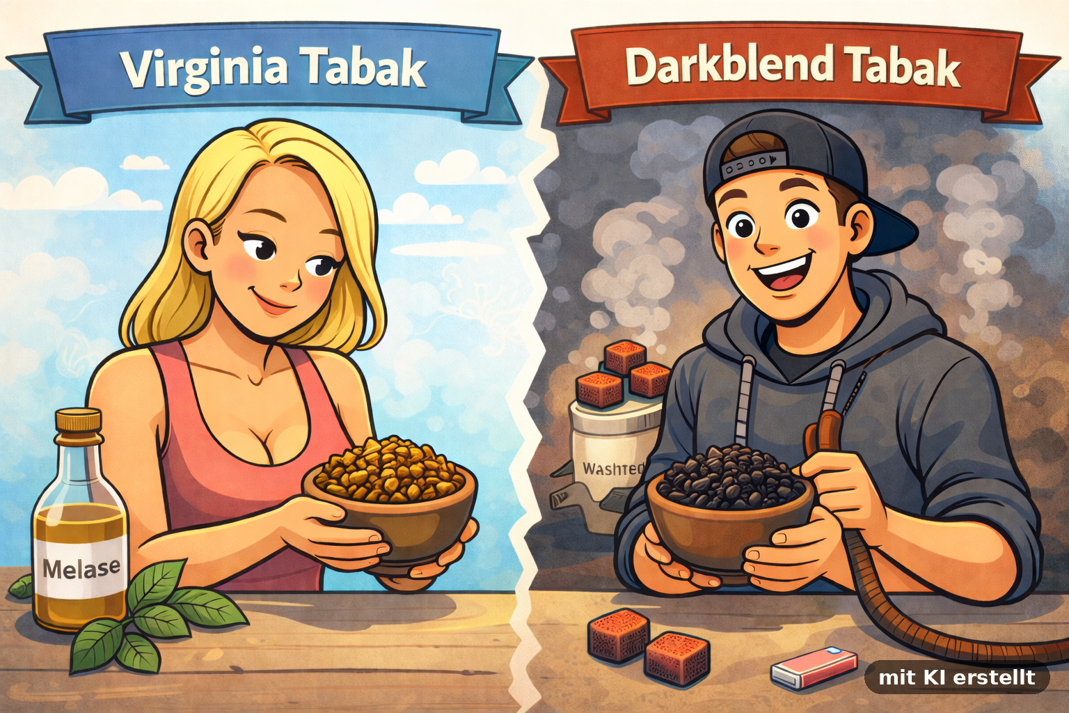 Virigna Tabak vs. Darkblend die wichtigsten Unterschiede – Ratgeber von Smokez