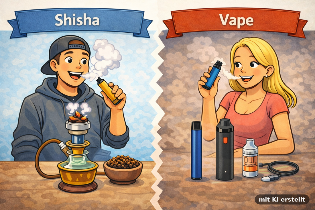 Shisha oder Vape – was sind die wichtigsten Unterschiede? – Ratgeber von Smokez