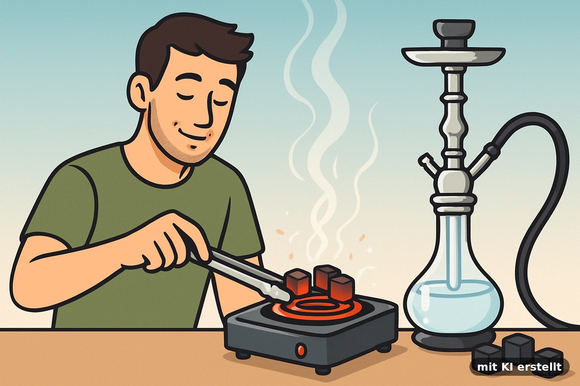 Shisha Kohle anzünden – so glüht sie richtig durch – Ratgeber von Smokez