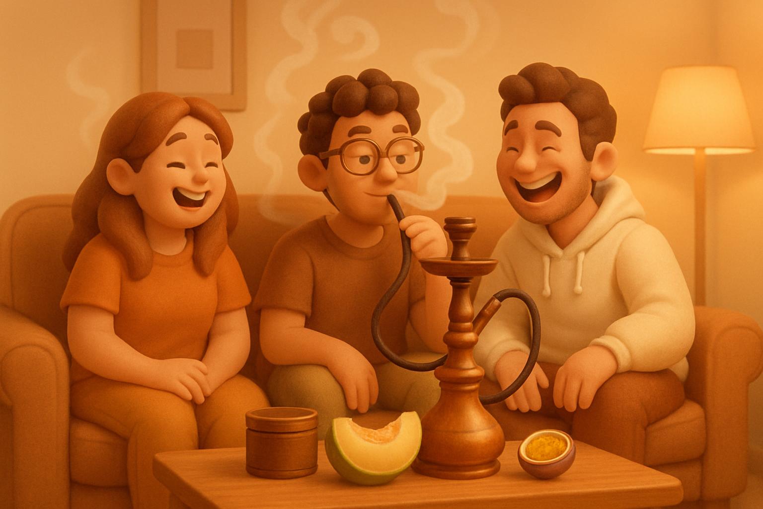 Adalya Tabak Sorten – Freunde rauchen entspannt Shisha bei Smokez