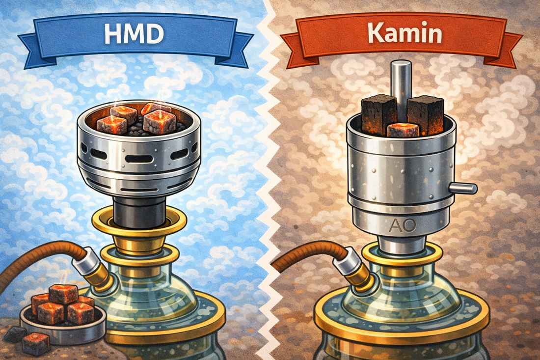 HMD vs. Kamin – Welches Hitzemanagement ist besser für deine Shisha?