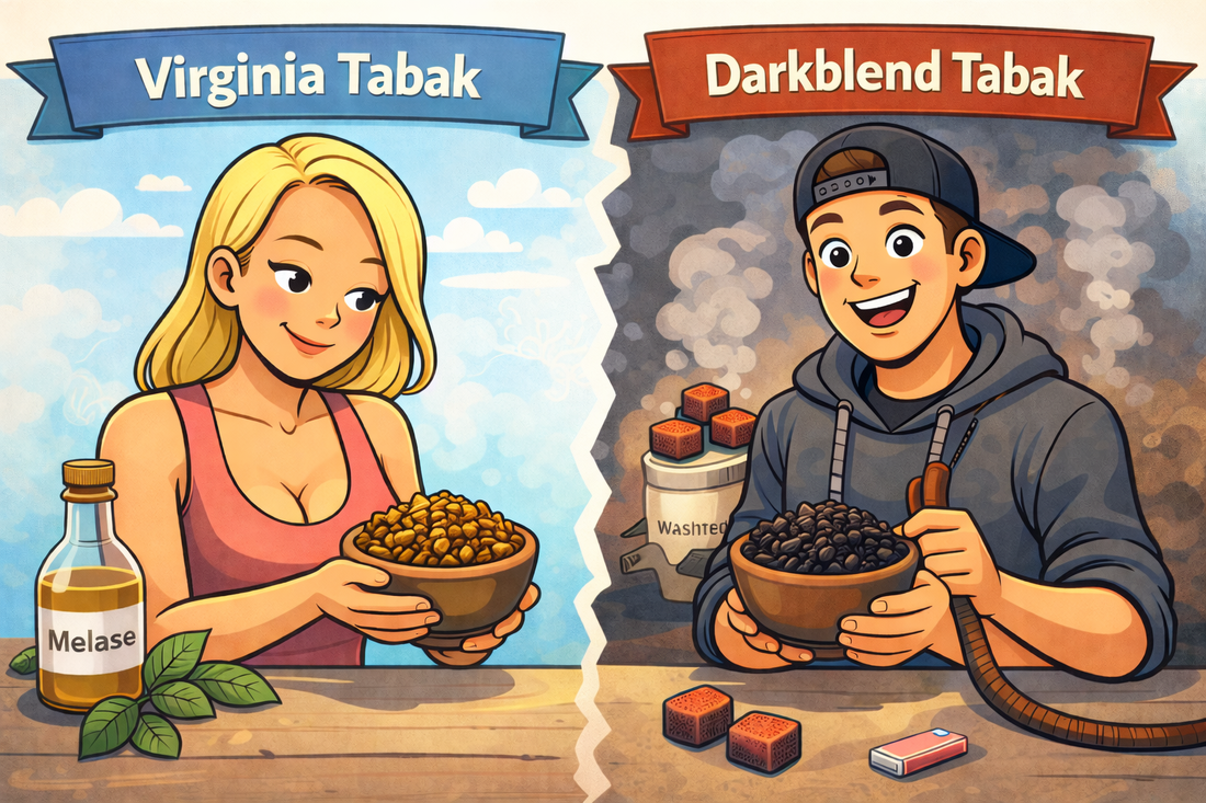 Virigna Tabak vs. Darkblend die wichtigsten Unterschiede