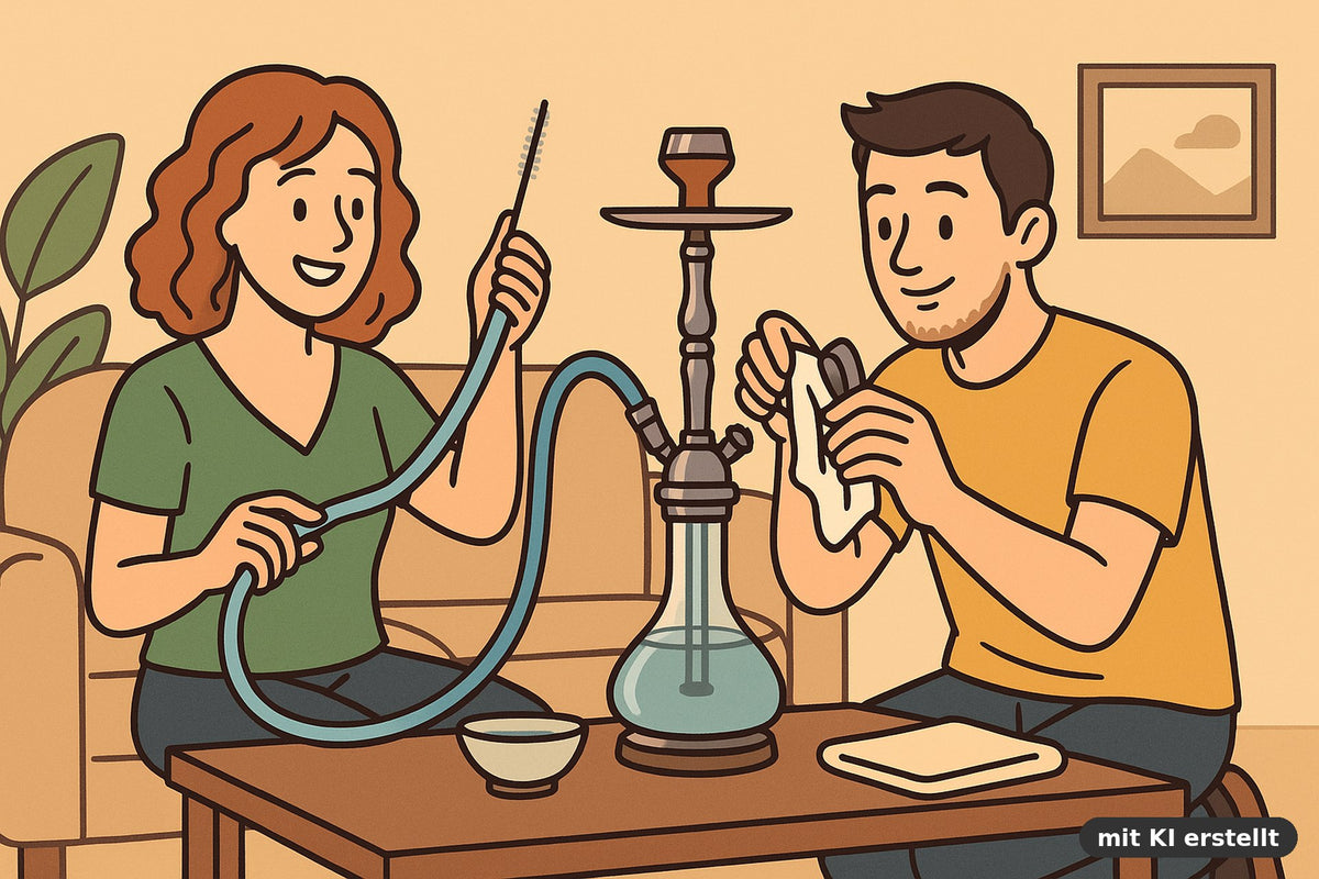 Shisha Schlauch reinigen – so geht's richtig