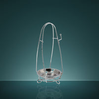 AO Kohlekorb Chrome Silber