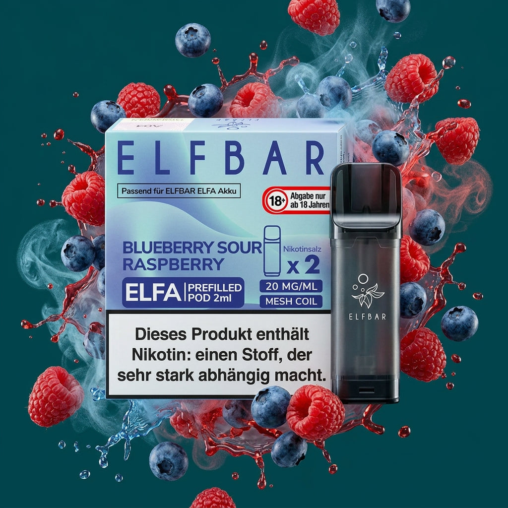 Elfbar Elfa Pod 2er Blueberry Sour Raspberry