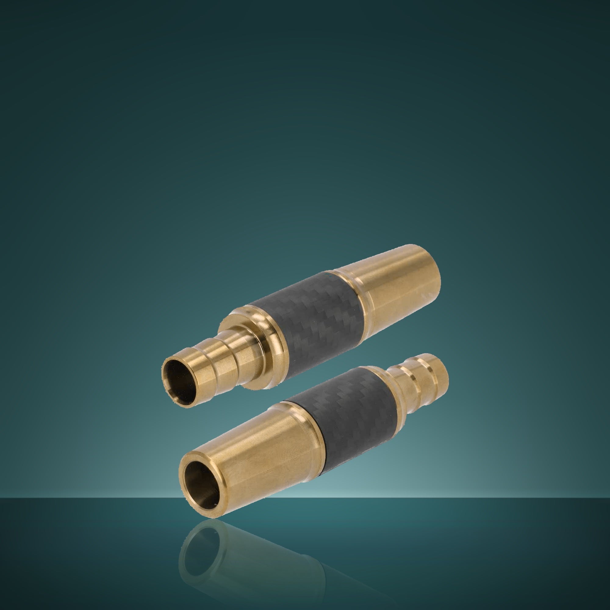 Invi Schlauchanschluss Carbon Gold