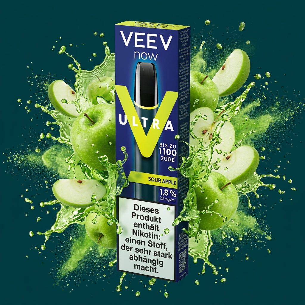 Veev Now Ultra Sour Apple Green Wave