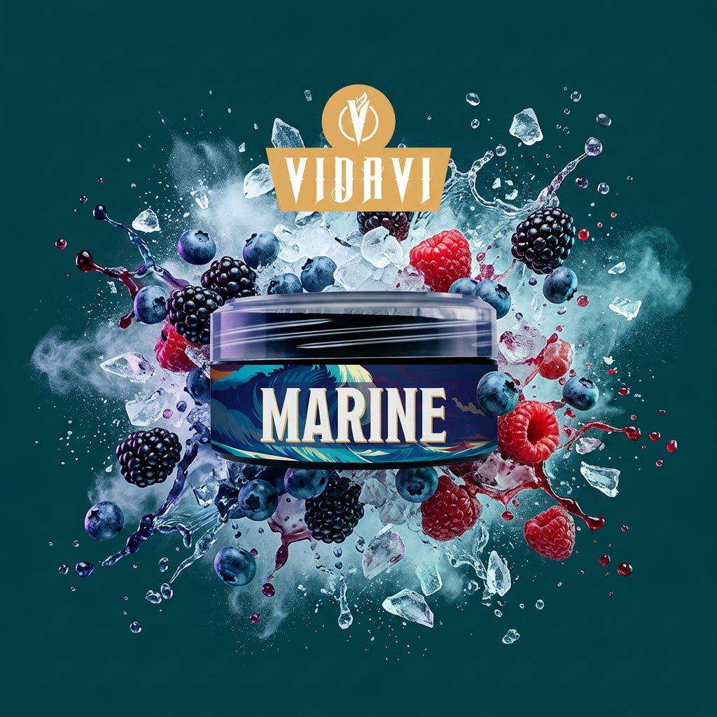 Vidavi Marine Tabak 100g – Beerenmix & Ice