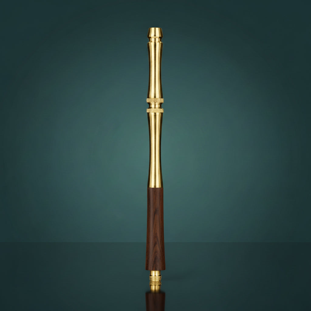 Smokez Moze Mundstück Gold Wood Shisha