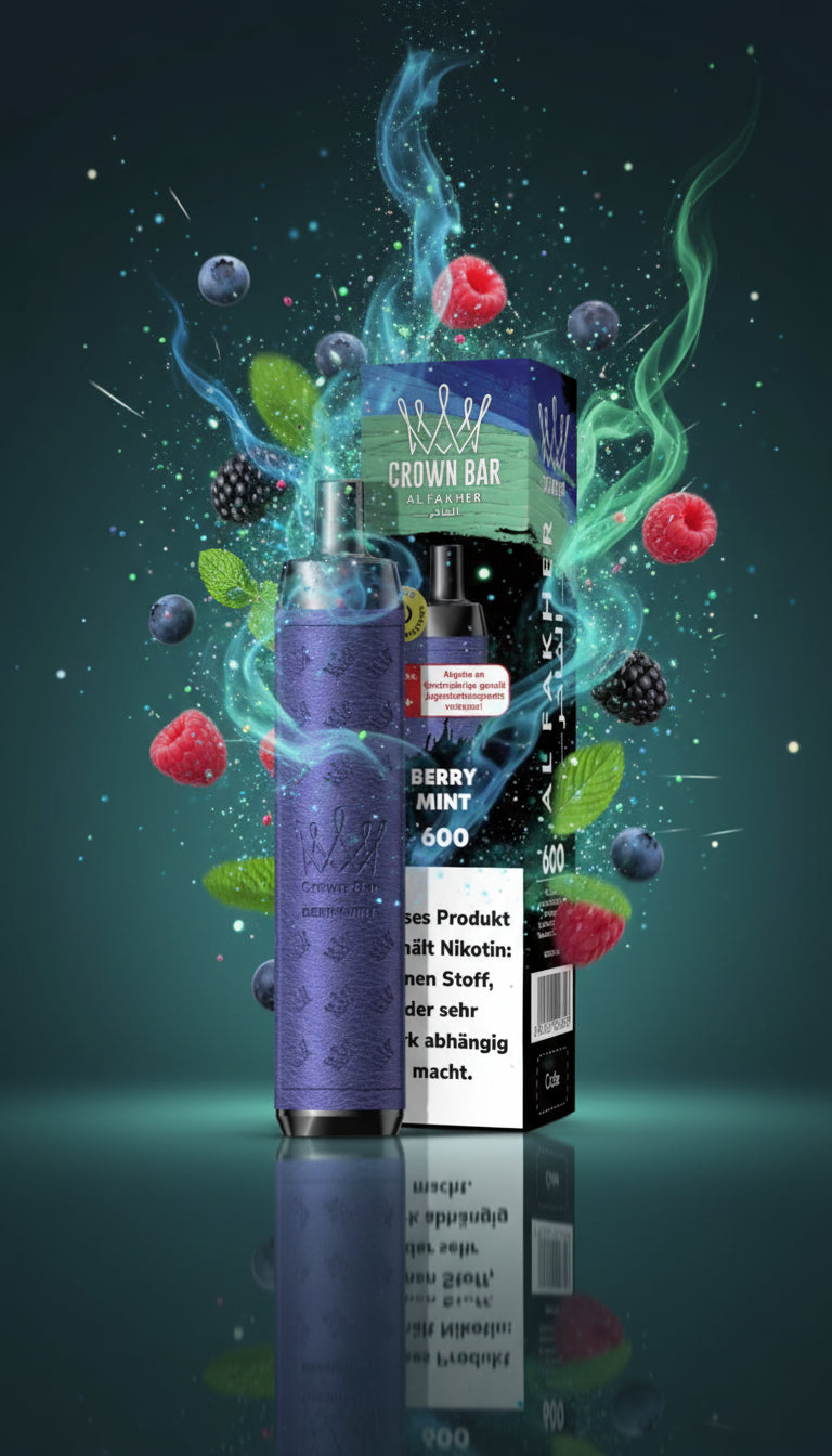 Al Fakher Crown Bar 600 Berry Mint