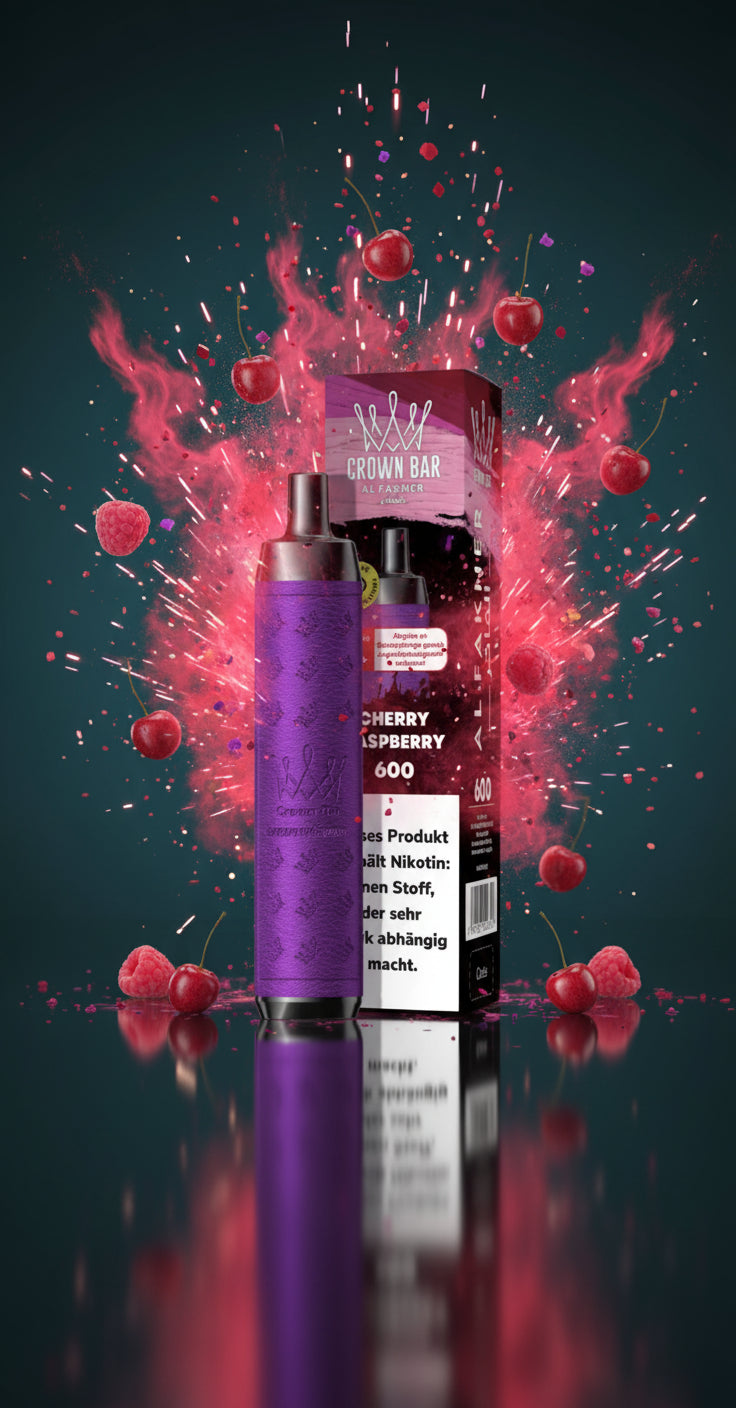 Al Fakher Crown Bar 600 Cherry Raspberry