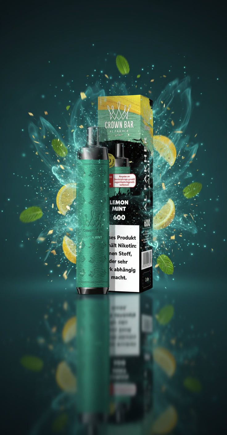 Al Fakher Crown Bar 600 Lemon Mint