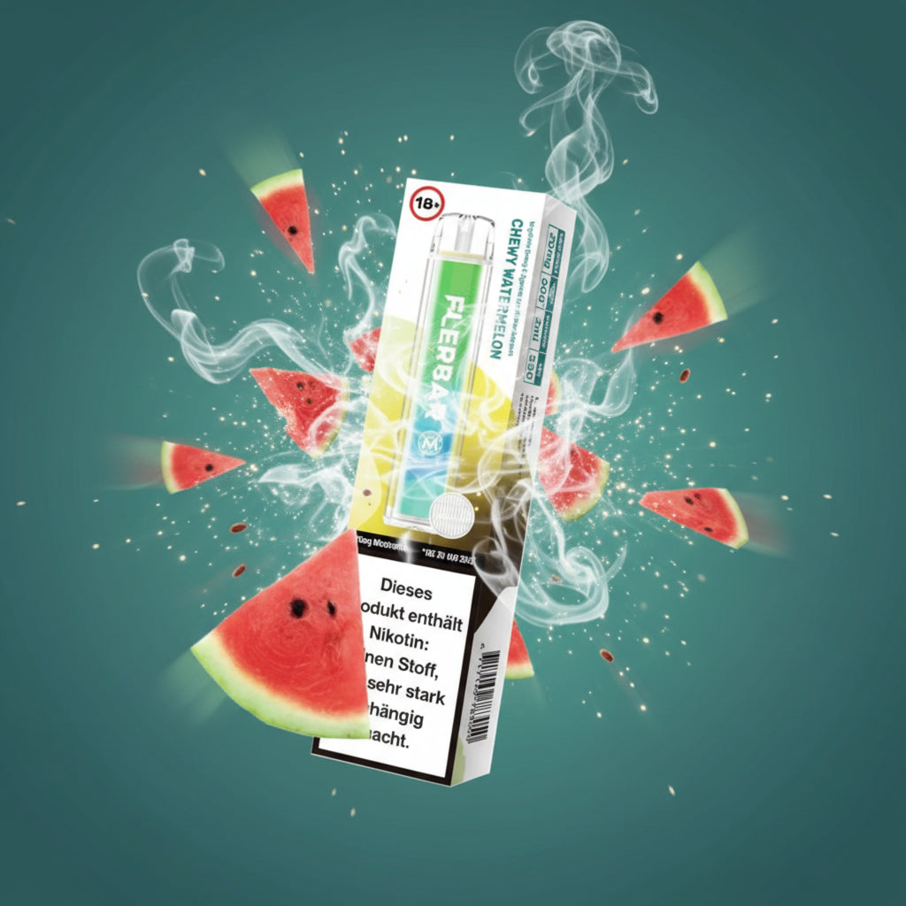 Flerbar 600 Chewy Watermelon Einweg E-Zigarette