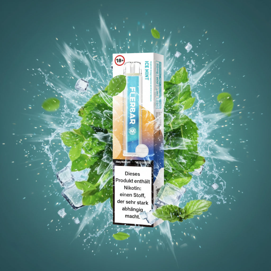 Flerbar 600 Ice Mint Einweg E-Zigarette