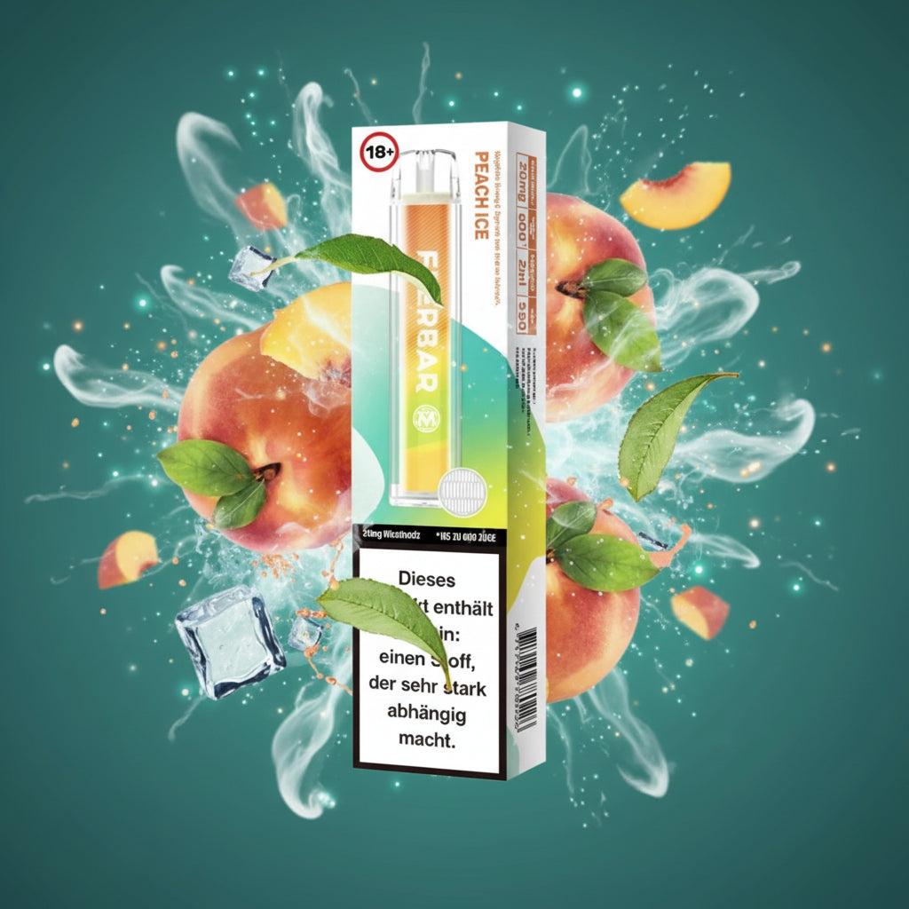 Flerbar 600 Peach Ice Einweg E-Zigarette