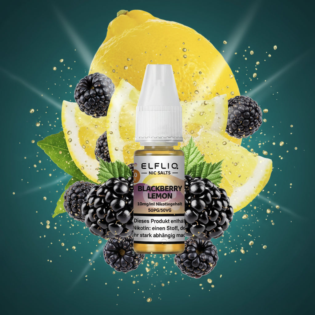 ELFLIQ Blackberry Lemon 10mg Nikotinsalz Liquid