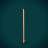 AO Mundstück Alu Slimliner Matt Rosegold