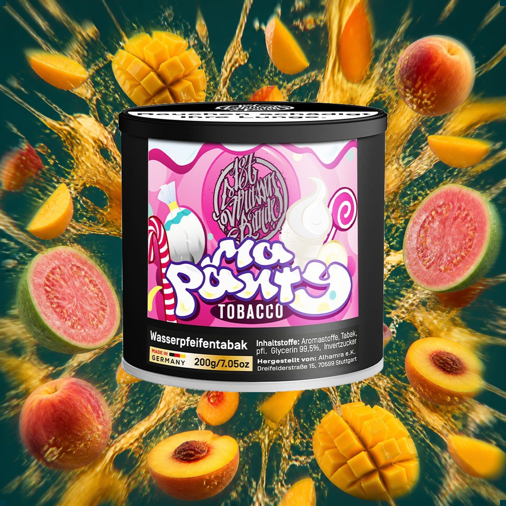 187 Strassenbande Shisha Tabak Ma Panty 200g – Fruchtig, Guave, Mango, Pfirsich, Tropisch