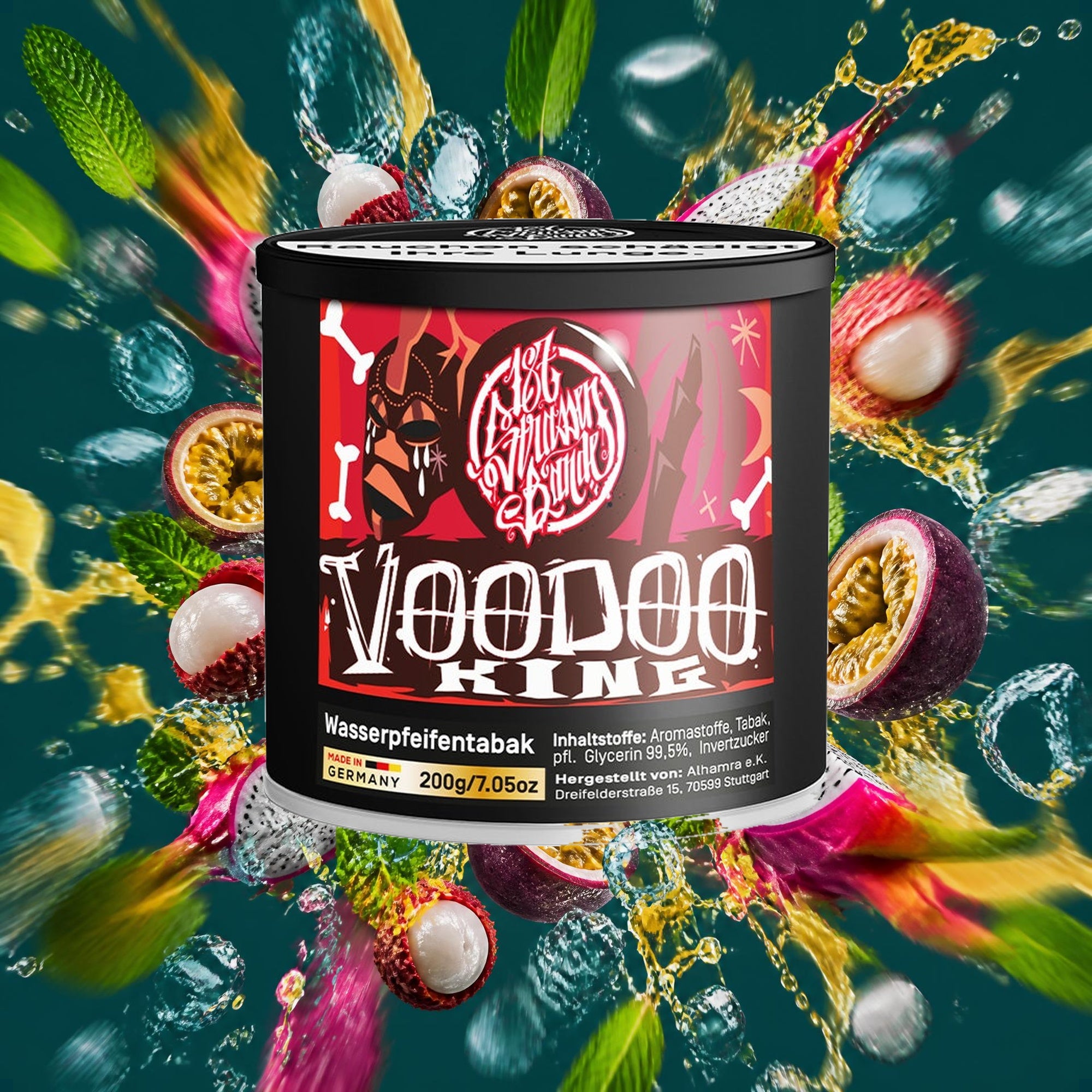 187 Tabak Vodoo King 200g – Exotisch, Minze, Frisch