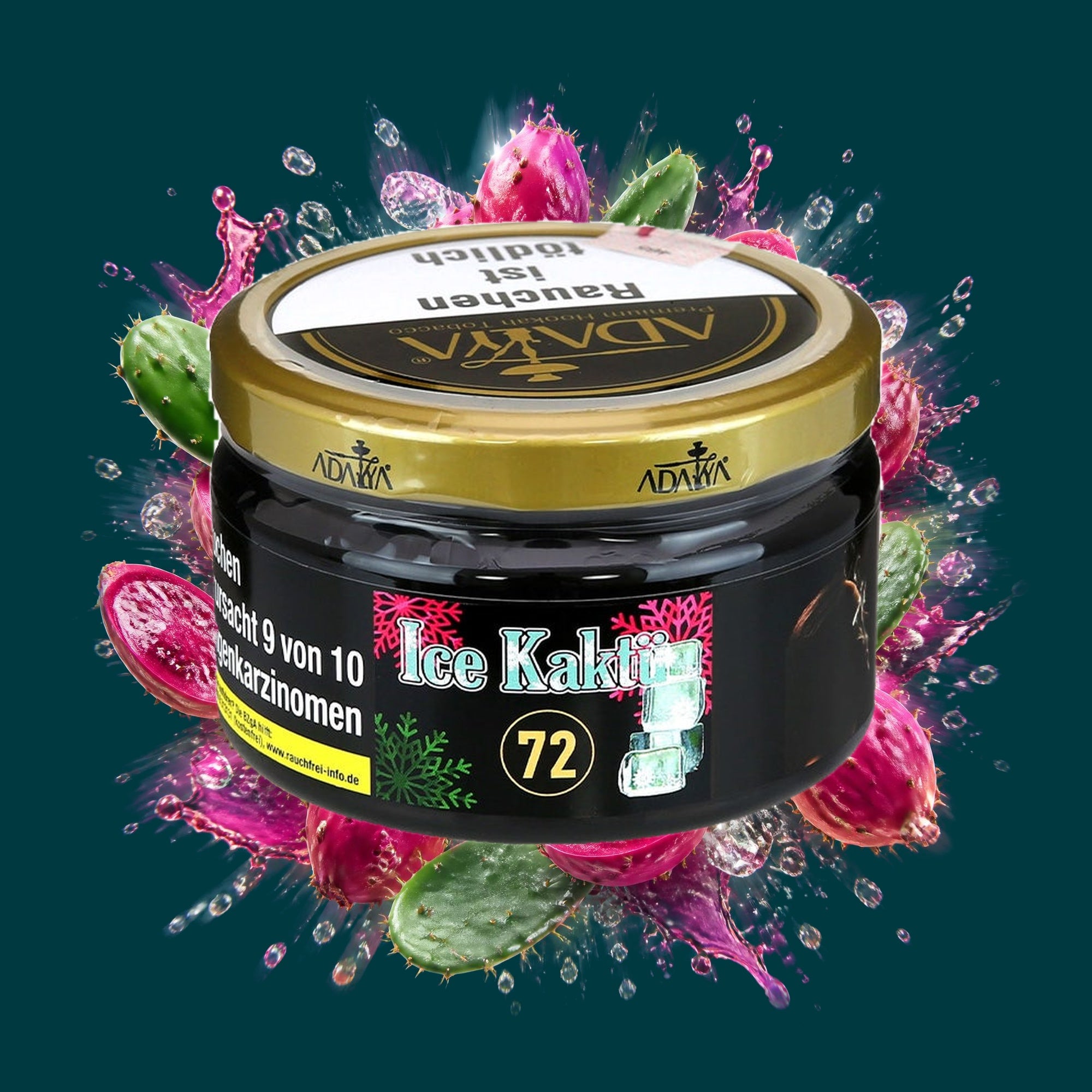 Adalya Shisha Tabak Ice Kaktü 200g – Eis, Exotisch, Frisch, Kaktusfeige, Kühl