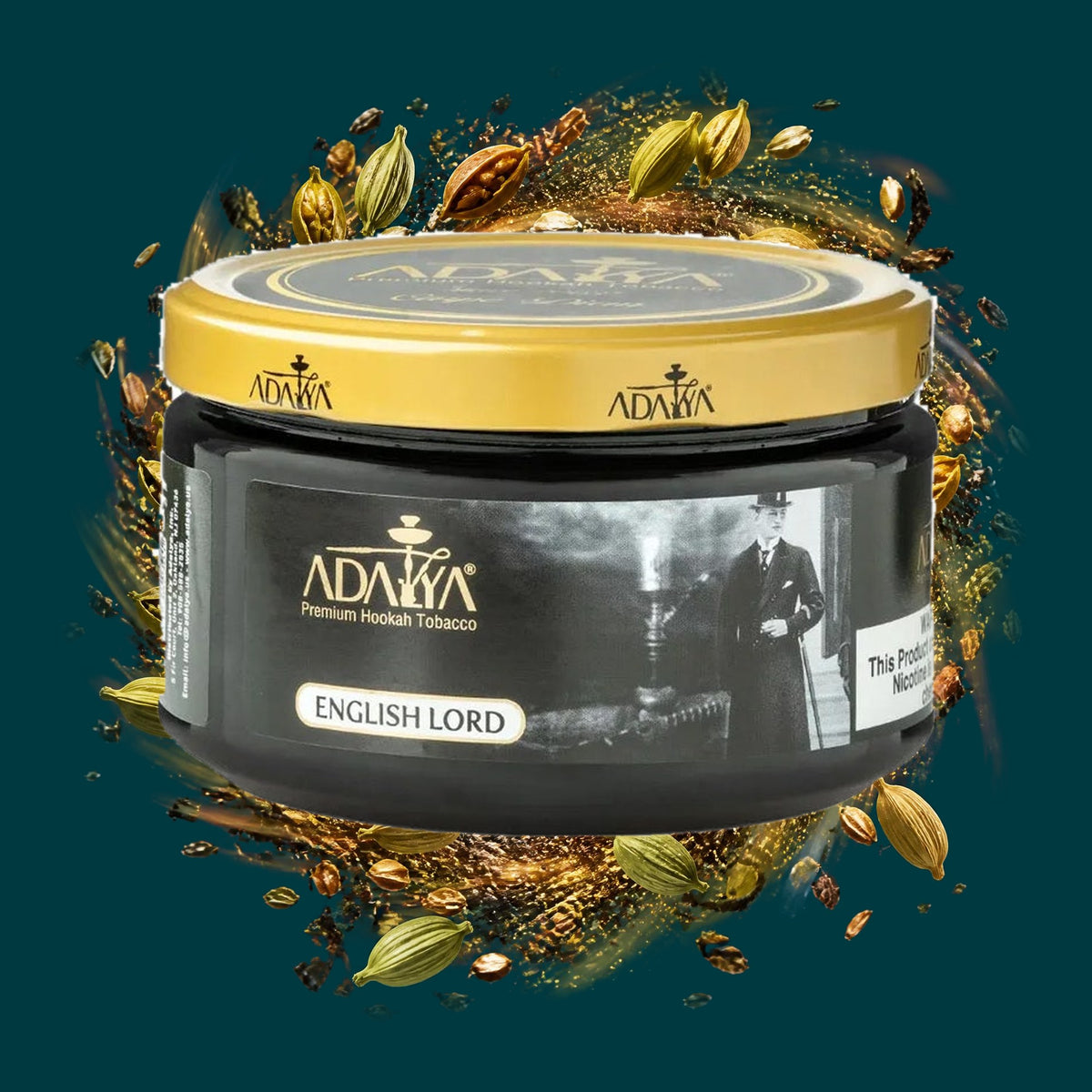 Adalya Shisha Tabak English Lord 200g – Kardamom