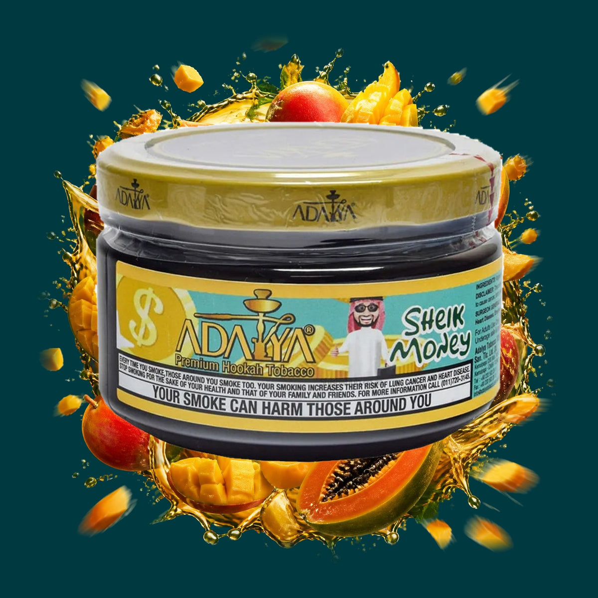 Adalya Shisha Tabak Sheik Money 200g – Exotisch, Süß