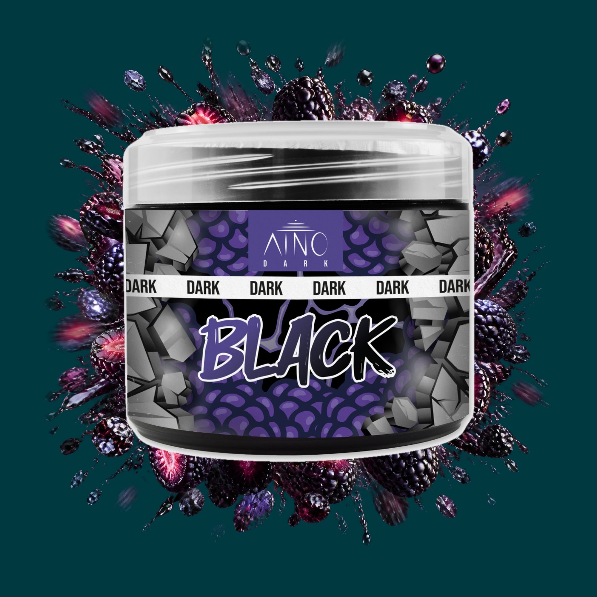 AINO Dark Black 200g – Brombeere, Fruchtig, Süß
