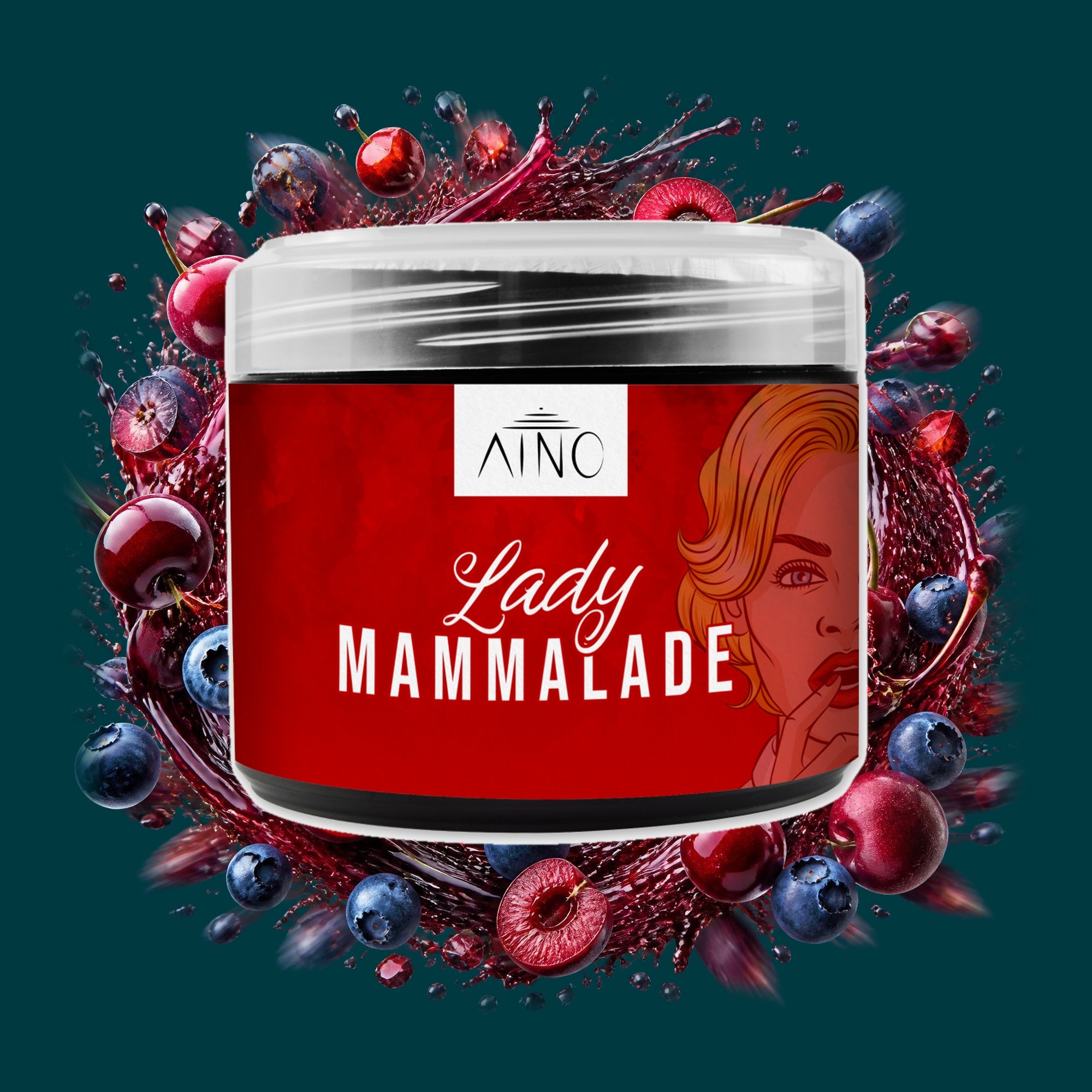 Aino Tabak Lady Mammalade 200g – Kirsche, Heidelbeere, Fruchtig, Süß