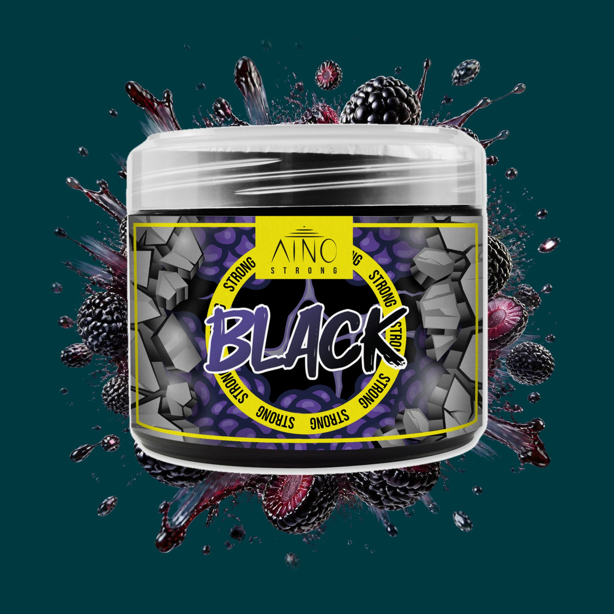 AINO Strong Black 200g – Brombeere, Fruchtig, Süß
