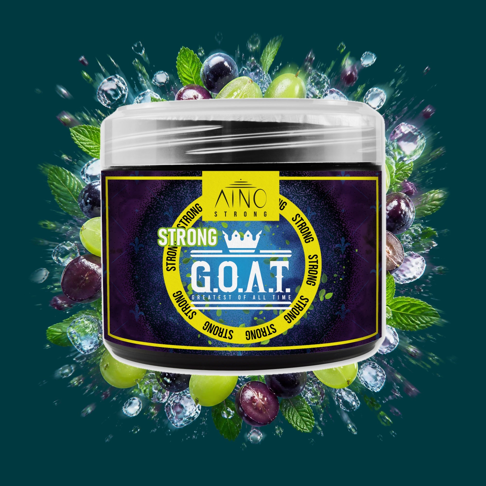 AINO Strong G.O.A.T. 200g – Frisch, Fruchtig, Minze, Traube