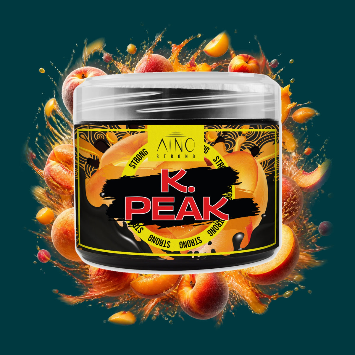 AINO Strong K. Peak 200g – Pfirsich, Fruchtig, Süß