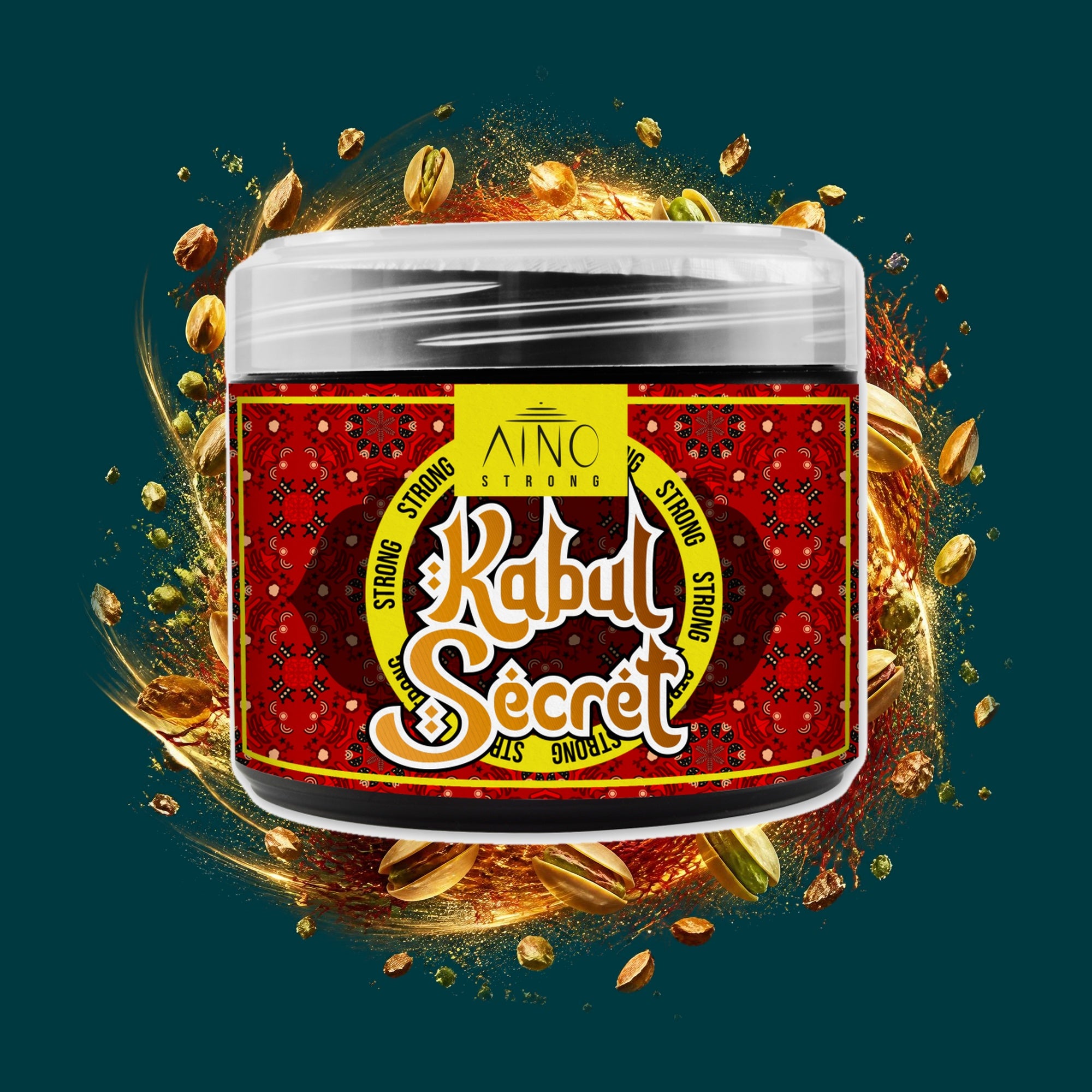 Aino Strong Tabak Kabul Secret 200g – Eis, Pistazie, Fruchtig, Süß