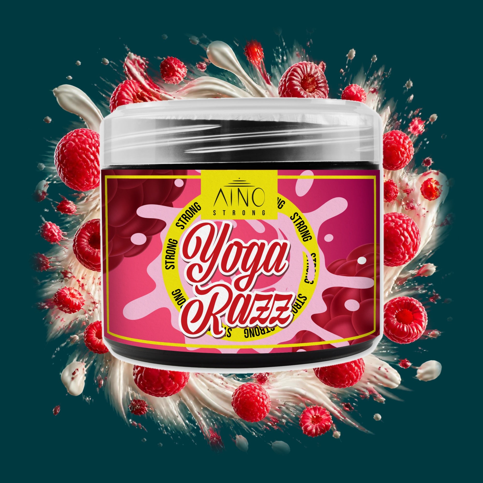 Aino Strong Tabak Yoga Razz 200g – Himbeere, Fruchtig, Süß