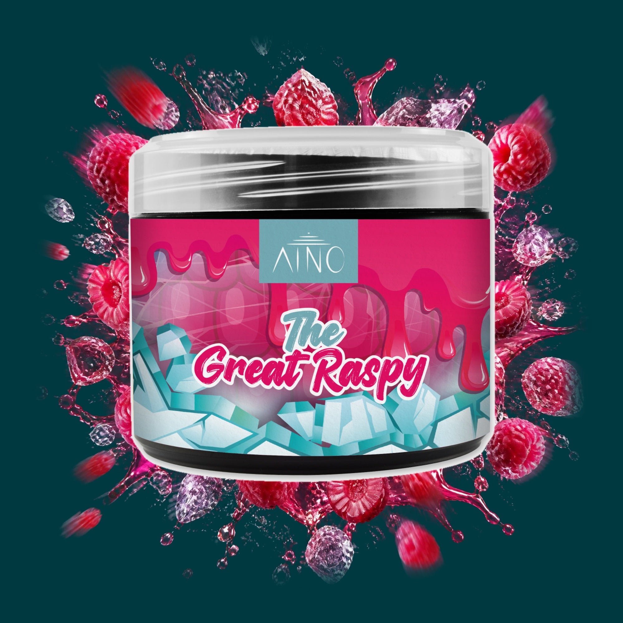 AINO Shisha Tabak The Great Raspy 200g – Frisch, Fruchtig, Himbeere, Ice, Kühl