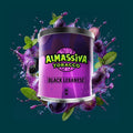 Almassiva Shisha Tabak Black Lebanese 200g – Traube, Minze