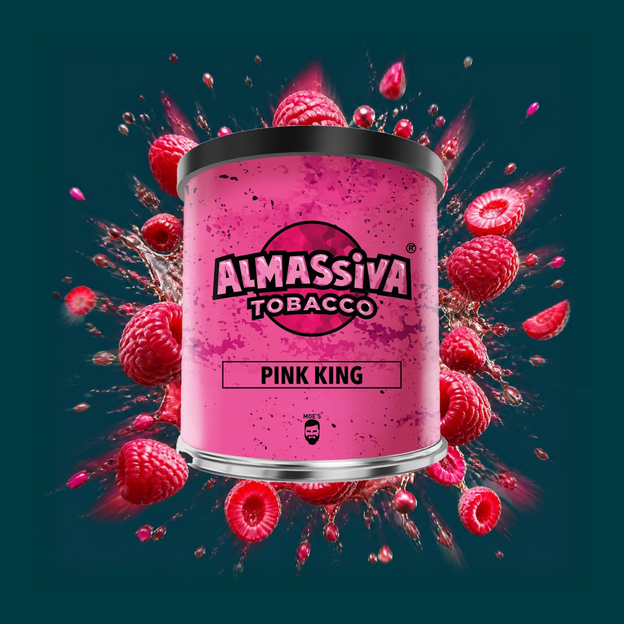 Almassiva Shisha Tabak Pink King 200g – Himbeere
