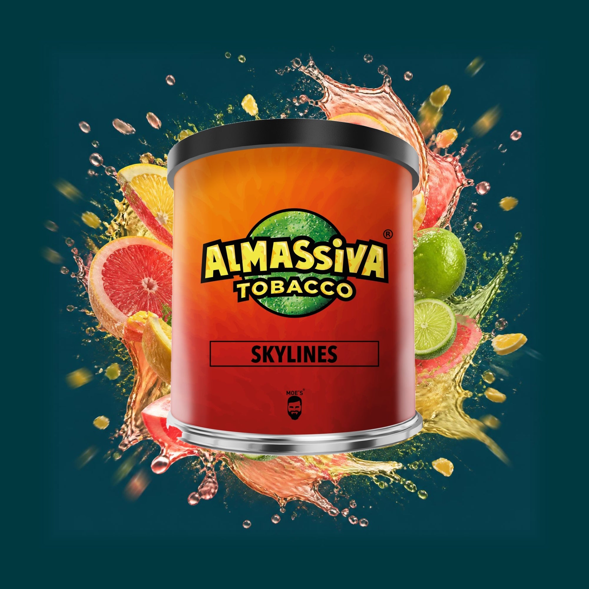 Almassiva Shisha Tabak Skylines 200g – Grapefruit, Limette, Zitrone