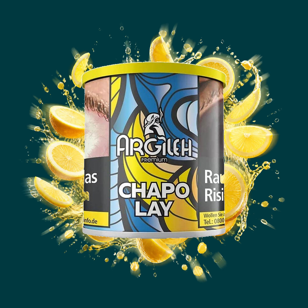 Argileh Shisha Tabak Chapo Lay 200g – Citrus, Frisch, Fruchtig, Zitrone