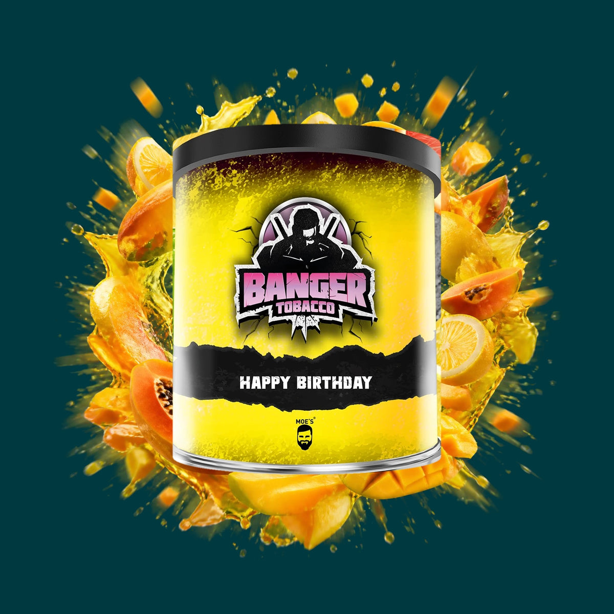 Banger Shisha Tabak Happy Birthday 200g – Beeren, Citrus, Fruchtig, Grapefruit, Süß