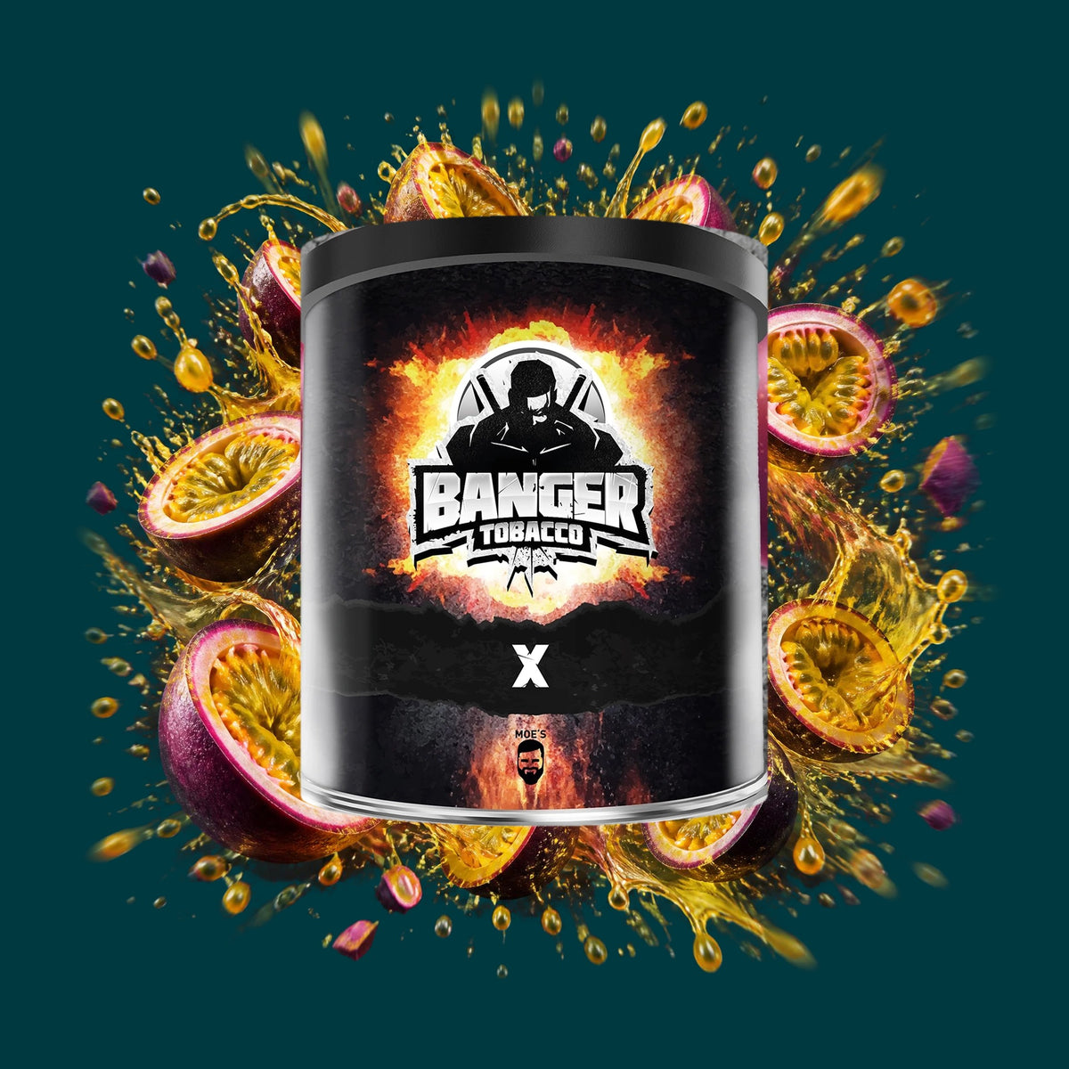 Banger Shisha Tabak X 200g – Fruchtig, Maracuja, Passionsfrucht, Süß, Tropisch