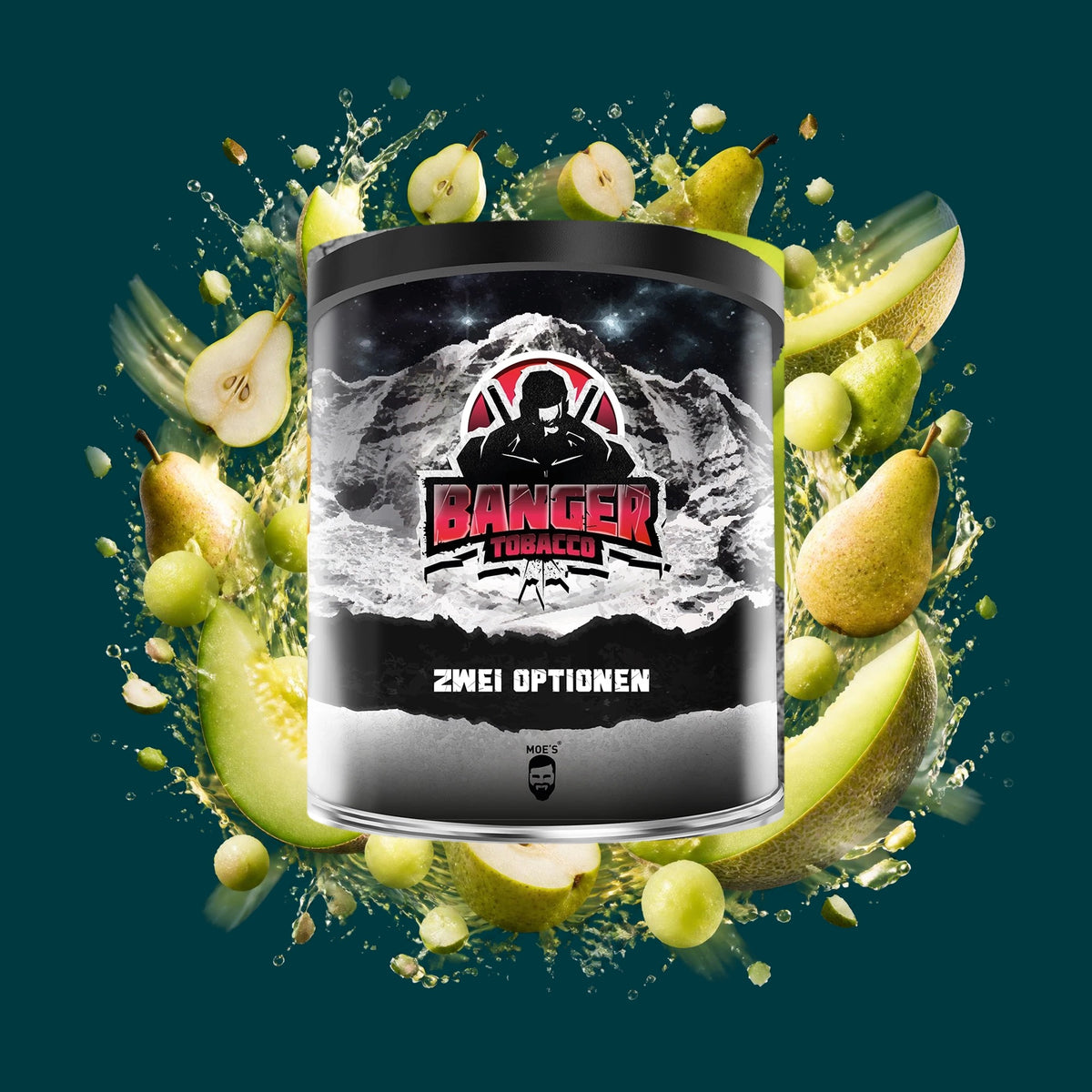 Banger Shisha Tabak Zwei Optionen 200g – Birne, Fruchtig, Honigmelone, Süß
