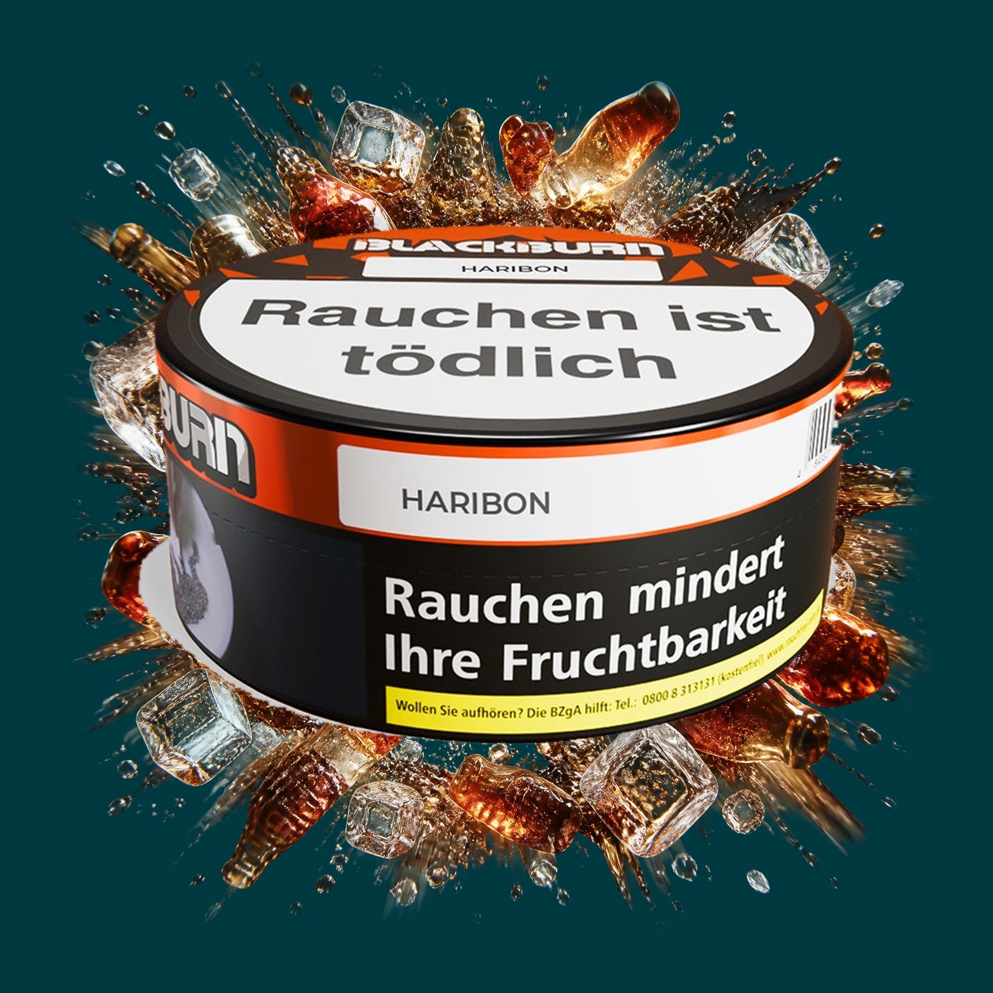 Blackburn Shisha Tabak Haribon 100g – Cola, Süß