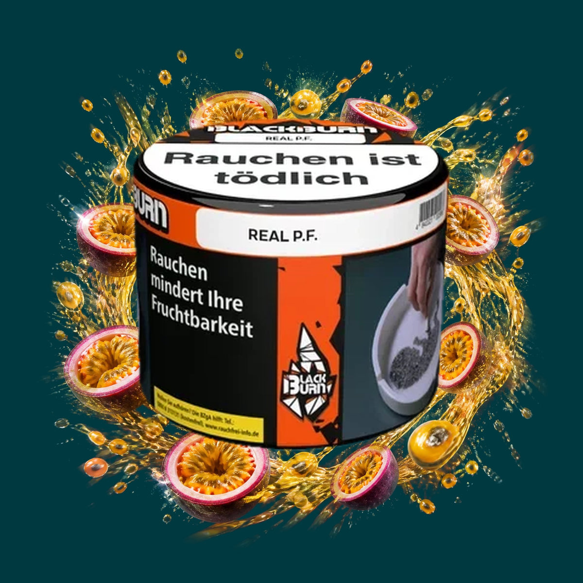 Blackburn Shisha Tabak Real P F 200g – Exotisch, Passionsfrucht, Süß, Tropisch