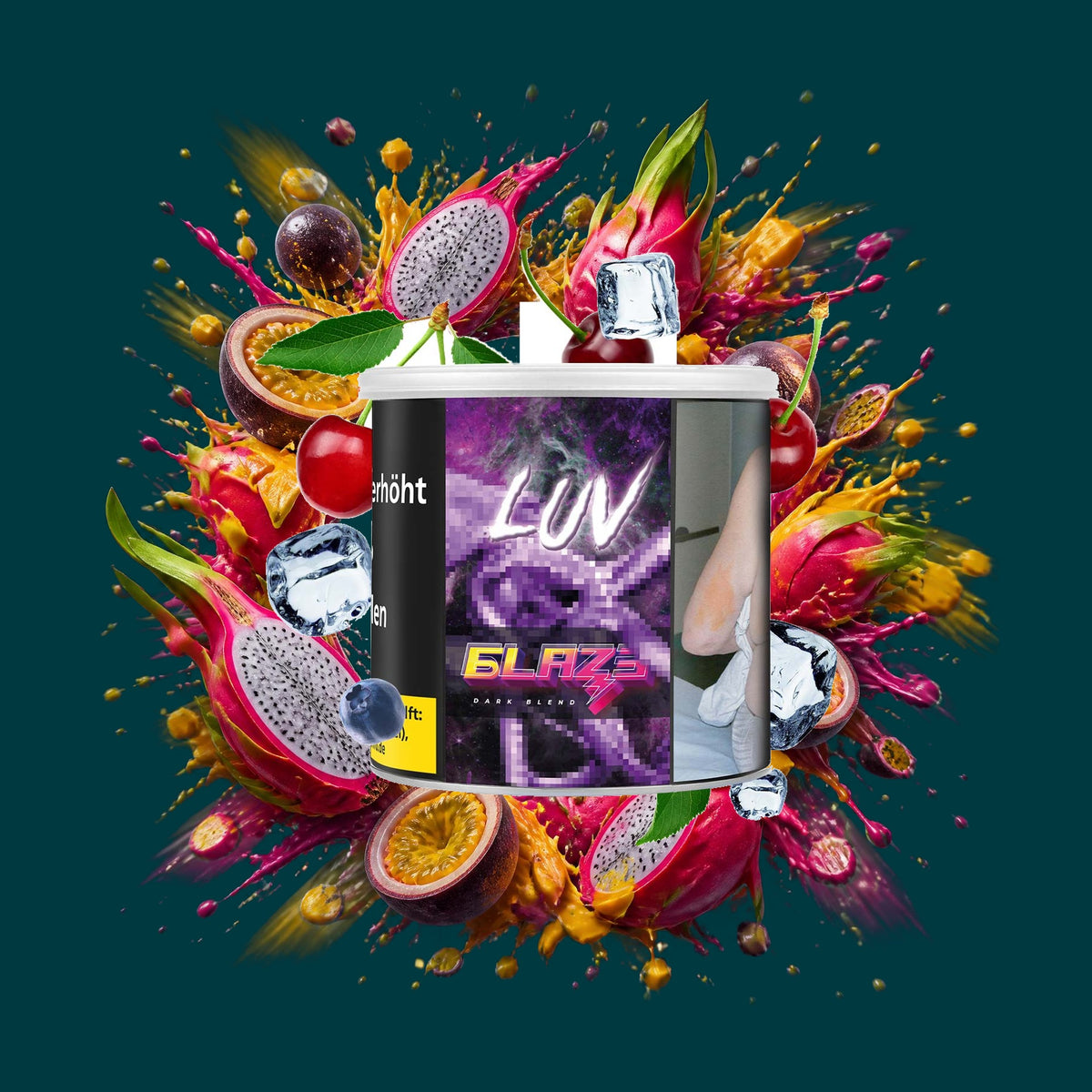 Blaze Shisha Tabak Luv 200g – Exotisch, Fruchtig, Süß, Tropisch