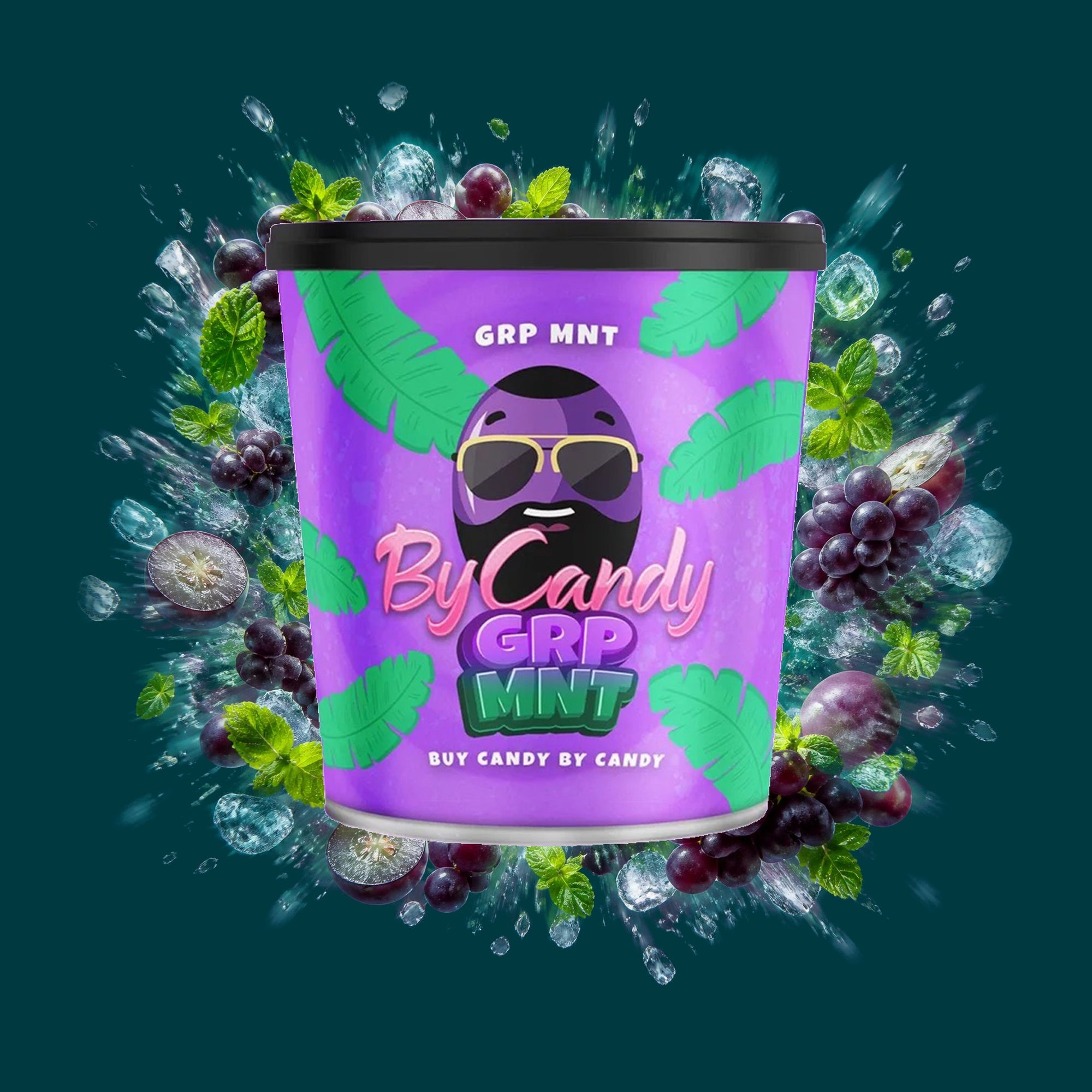 ByCandy Grp Mnt Tabak 200g – Traube, Minze, Kühl