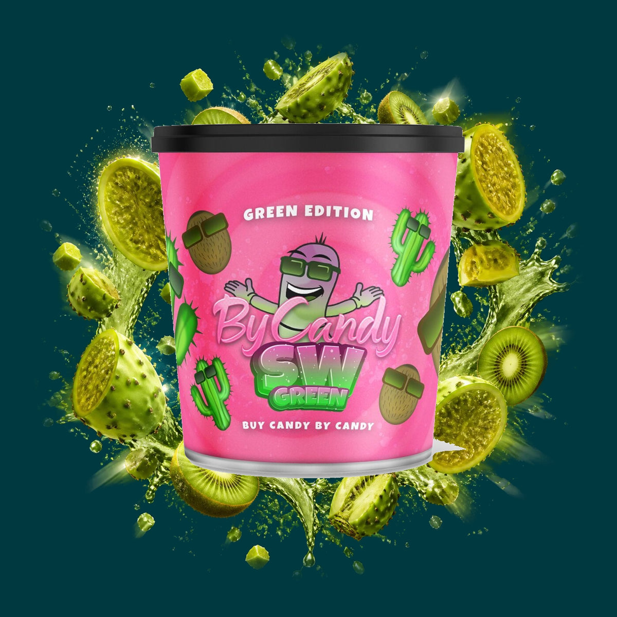 ByCandy SW Green Tabak 200g – Kaktusfeige, Kiwi, Exotisch