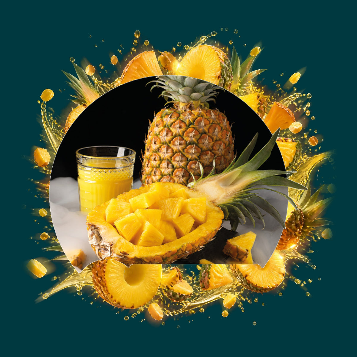Darkside Shisha Tabak Core Pineapple Pulse 100g – Ananas, Fruchtig, Süß, Tropisch