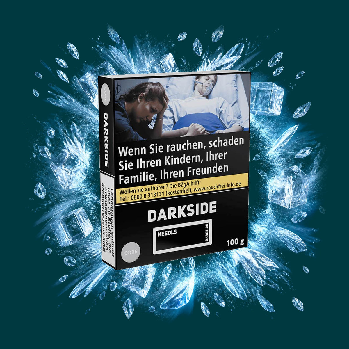 Darkside Shisha Tabak Core Needls 100g – Frisch, Kühl
