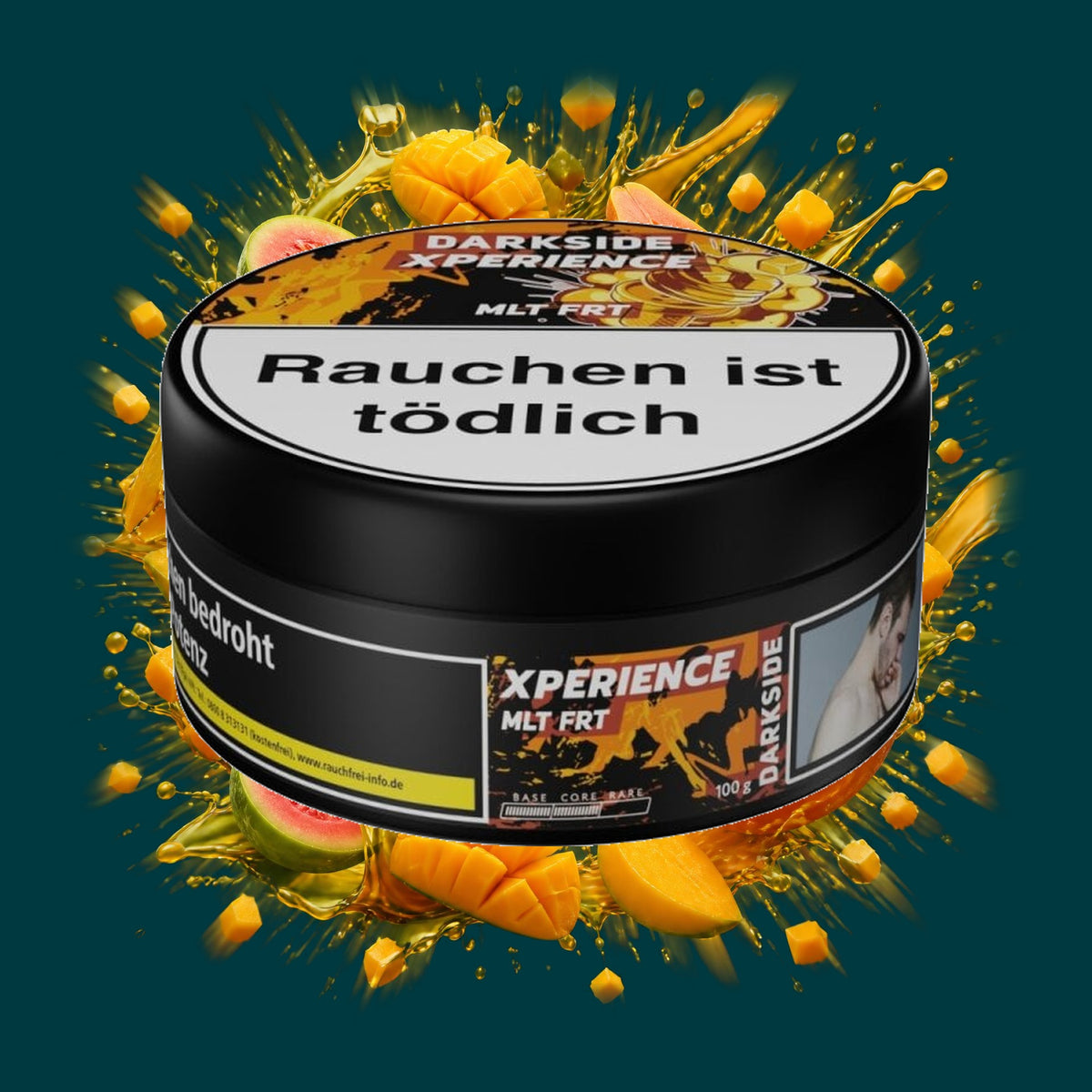 Darkside Shisha Tabak Xperience MLT FRT 100g – Mango, Papaya, Guave, Tropisch, Fruchtig, Süß